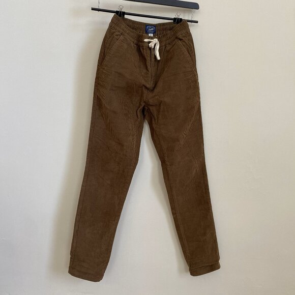 J. Crew Tan/Light Brown Wale Cord Drawstring Pants - Size Extra Small (XS) - Picture 1 of 7